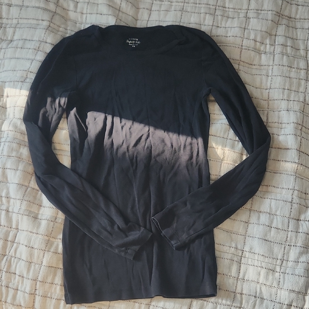 J. Crew Black Perfect-Fit Top